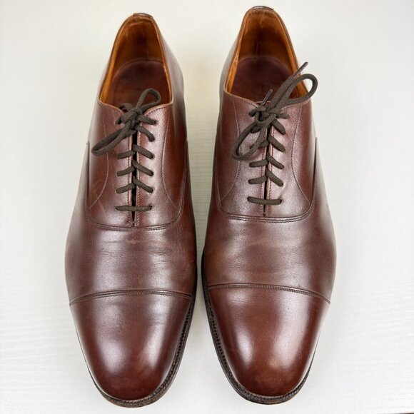 Church\'s Consul Bleached Calfskin Custom Grade Oxford Brown Leather main image 15
